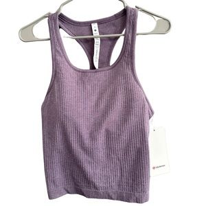 Lululemon Ebb to Street Cropped Racerback Tank Top
